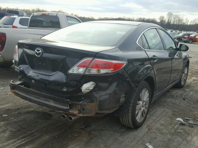 1YVHZ8CH4A5M34557 - 2010 MAZDA 6 I BLACK photo 4