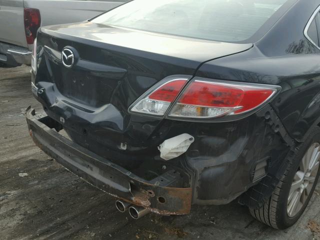 1YVHZ8CH4A5M34557 - 2010 MAZDA 6 I BLACK photo 9