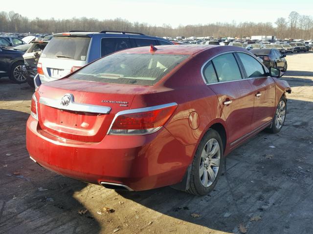 1G4GE5E38CF224551 - 2012 BUICK LACROSSE P BURGUNDY photo 4