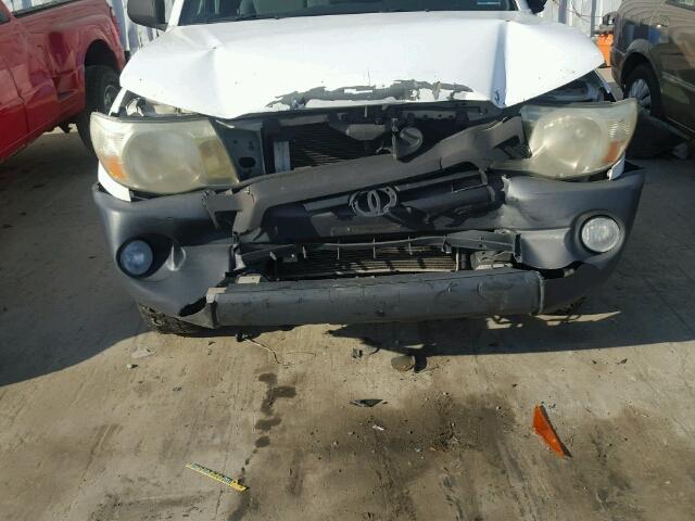 5TENX22N09Z613724 - 2009 TOYOTA TACOMA WHITE photo 7