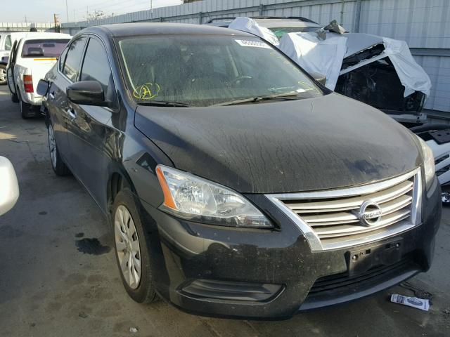 3N1AB7AP2FY298829 - 2015 NISSAN SENTRA S GRAY photo 1