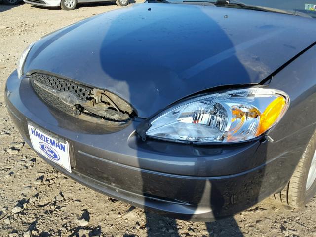 1FAFP55U42G184275 - 2002 FORD TAURUS SES GRAY photo 9