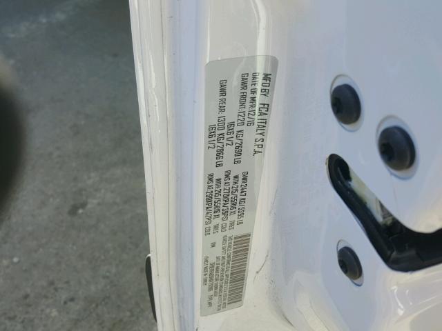 ZFBERFAB0H6F20986 - 2017 RAM PROMASTER 白色 照片 10