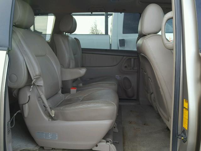 5TDZA22CX6S424928 - 2006 TOYOTA SIENNA XLE BEIGE photo 6