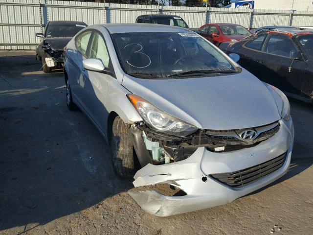 5NPDH4AE5CH140936 - 2012 HYUNDAI ELANTRA GL SILVER photo 1