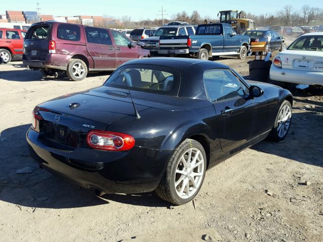 JM1NC2PF5B0219476 - 2011 MAZDA MX-5 MIATA BLACK photo 4