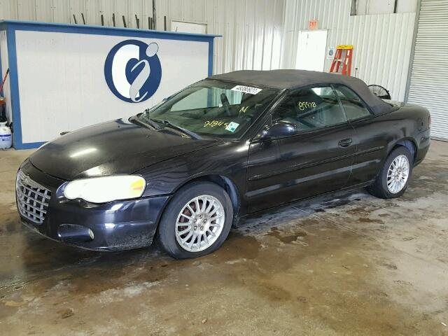 1C3EL55R74N218452 - 2004 CHRYSLER SEBRING LX BLACK photo 9