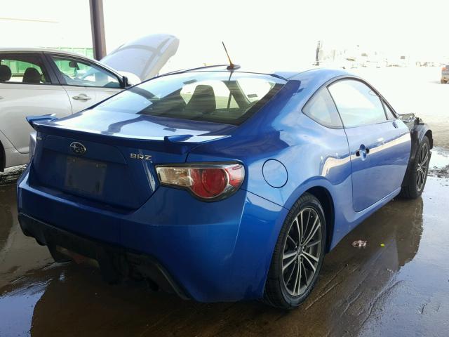 JF1ZCAB15D2603987 - 2013 SUBARU BRZ 2.0 PR BLUE photo 4