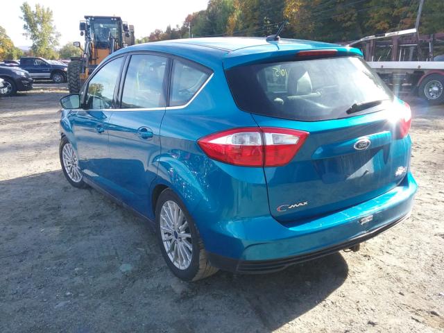 1FADP5BU7DL534746 - 2013 FORD C-MAX SEL BLUE photo 3