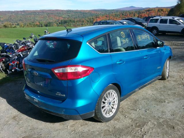 1FADP5BU7DL534746 - 2013 FORD C-MAX SEL BLUE photo 4