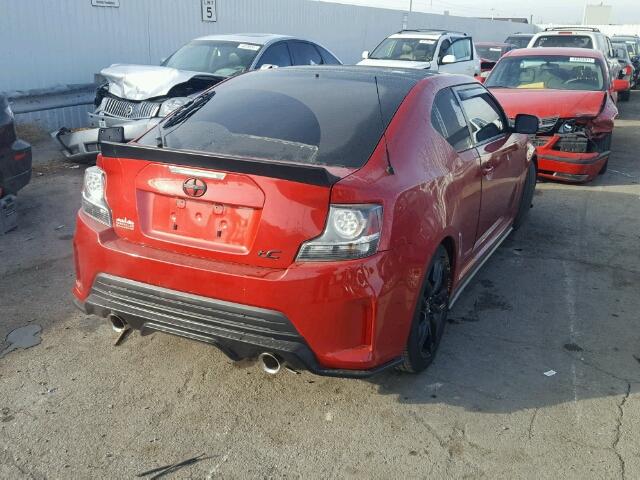 JTKJF5C74GJ025666 - 2016 TOYOTA SCION TC RED photo 4