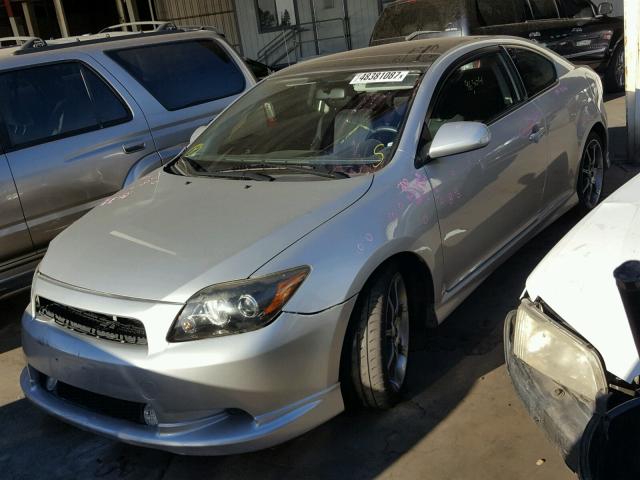 JTKDE3B76A0317743 - 2010 TOYOTA SCION TC SILVER photo 2