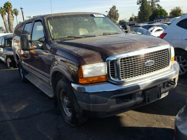 1FMNU42S51EC87688 - 2001 FORD EXCURSION BROWN photo 1