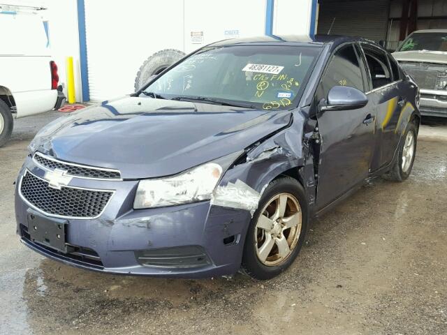 1G1PC5SB0E7346512 - 2014 CHEVROLET CRUZE LT PURPLE photo 2