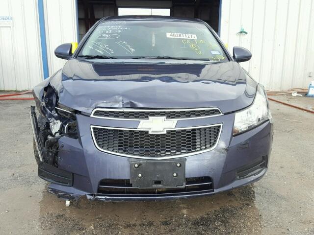 1G1PC5SB0E7346512 - 2014 CHEVROLET CRUZE LT PURPLE photo 9