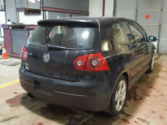 WVWED71K38W307223 - 2008 VOLKSWAGEN GTI BLACK photo 4