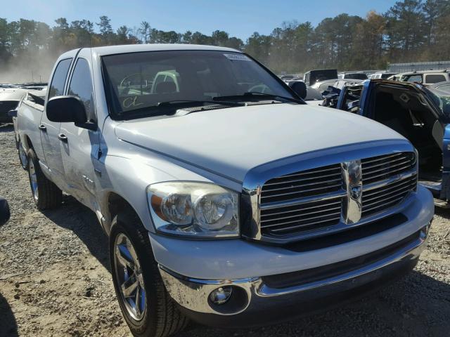 1D7HA18238J103646 - 2008 DODGE RAM 1500 S WHITE photo 1