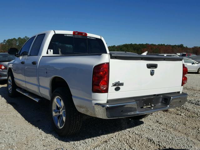 1D7HA18238J103646 - 2008 DODGE RAM 1500 S WHITE photo 3