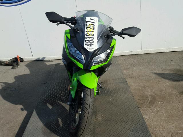 JKAEX8A12EA006711 - 2014 KAWASAKI EX300 A GREEN photo 9