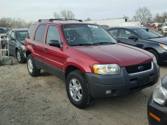 1FMYU93174KA27556 - 2004 FORD ESCAPE XLT MAROON photo 1