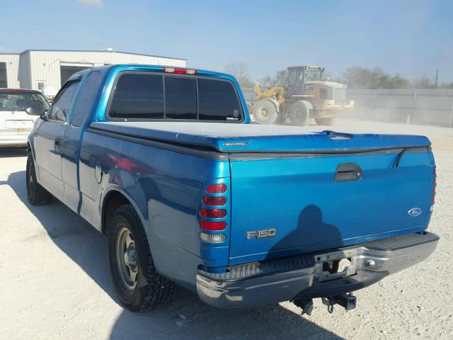 1FTDX17W9VNB51667 - 1997 FORD F150 BLUE photo 3