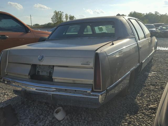 1G6DW52P9SR705517 - 1995 CADILLAC FLEETWOOD GOLD photo 4