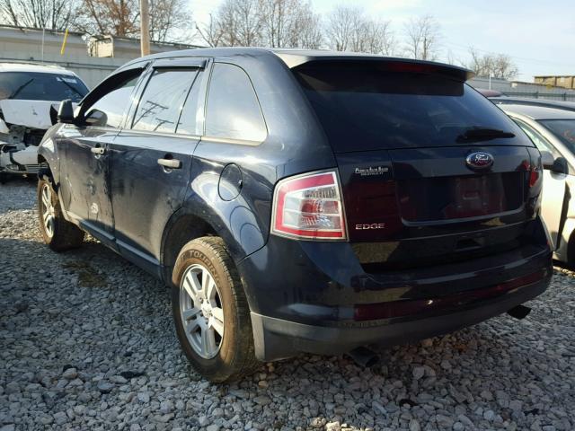 2FMDK36C18BB01925 - 2008 FORD EDGE SE BLUE photo 3