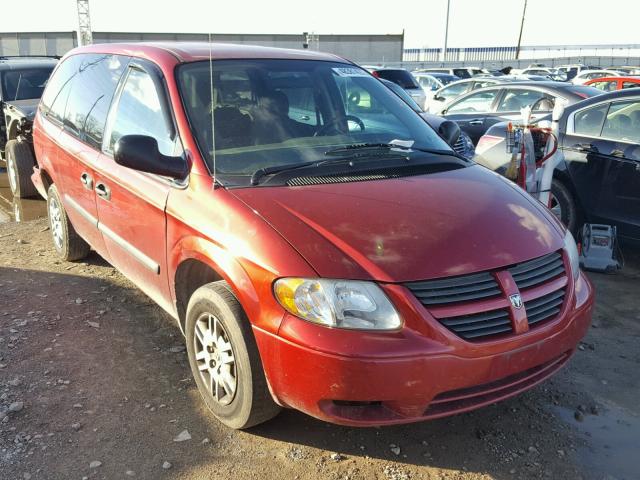 1D4GP24R95B436844 - 2005 DODGE GRAND CARA MAROON photo 1