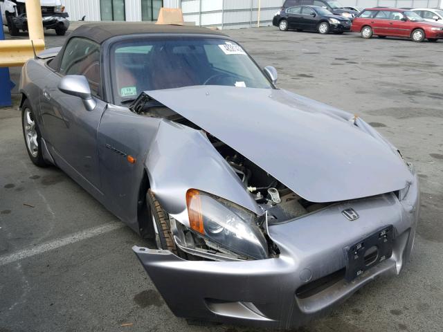 JHMAP1146YT001699 - 2000 HONDA S2000 SILVER photo 1