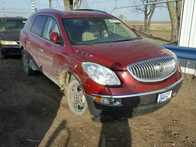 5GALRBED9AJ227467 - 2010 BUICK ENCLAVE CX RED photo 1