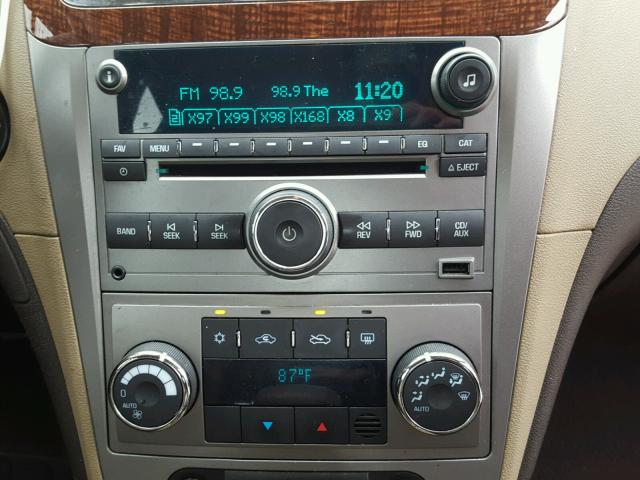 1G1ZE5EB9AF138661 - 2010 CHEVROLET MALIBU LTZ 白色 照片 9