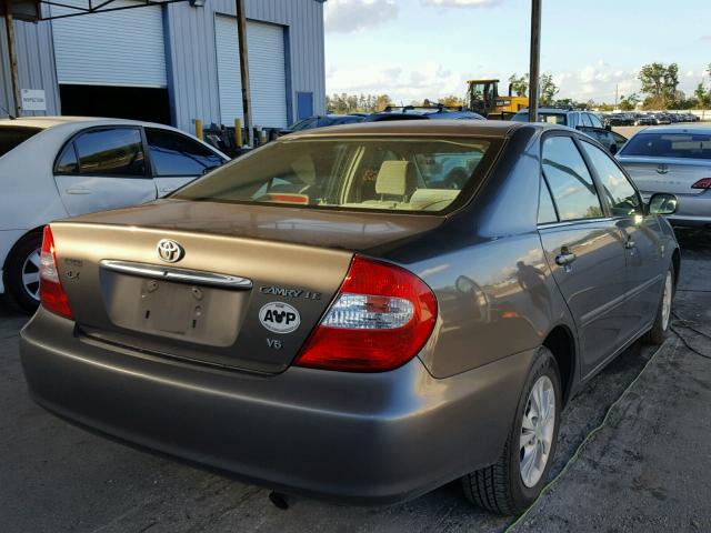 4T1BF32K54U583716 - 2004 TOYOTA CAMRY LE 灰色 照片 4