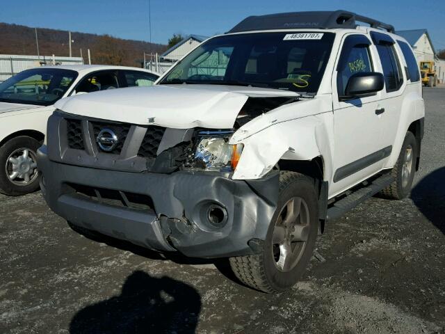 5N1AN08W55C605504 - 2005 NISSAN XTERRA OFF WHITE photo 2