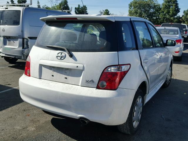 JTKKT624165013072 - 2006 TOYOTA SCION XA WHITE photo 4