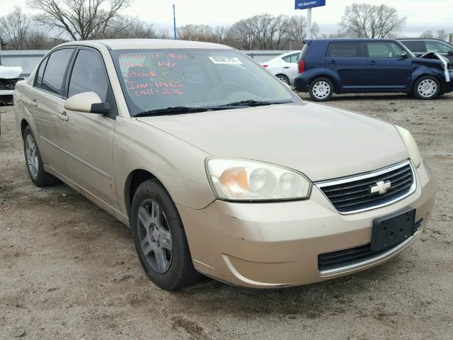 1G1ZT51876F203014 - 2006 CHEVROLET MALIBU LT TAN photo 1