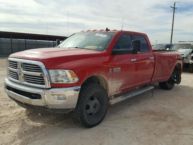 3C63RRHLXEG278940 - 2014 RAM 3500 SLT RED photo 2