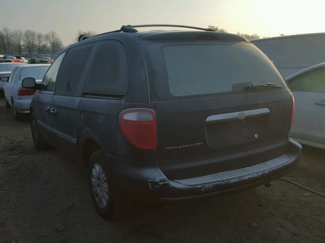 1A4GP45R26B747213 - 2006 CHRYSLER TOWN & COU BLUE photo 3