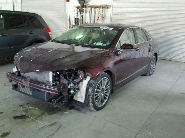 3LN6L2G91DR809249 - 2013 LINCOLN MKZ Շագանակագույն լուսանկար 2
