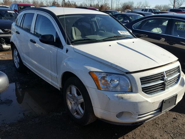 1B3HB48B57D165105 - 2007 DODGE CALIBER SX WHITE photo 1