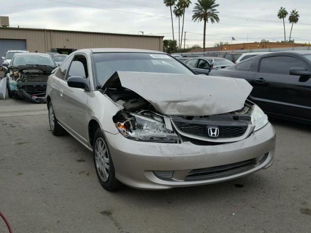 1HGEM22635L052561 - 2005 HONDA CIVIC LX BROWN photo 1