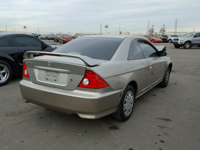 1HGEM22635L052561 - 2005 HONDA CIVIC LX BROWN photo 4