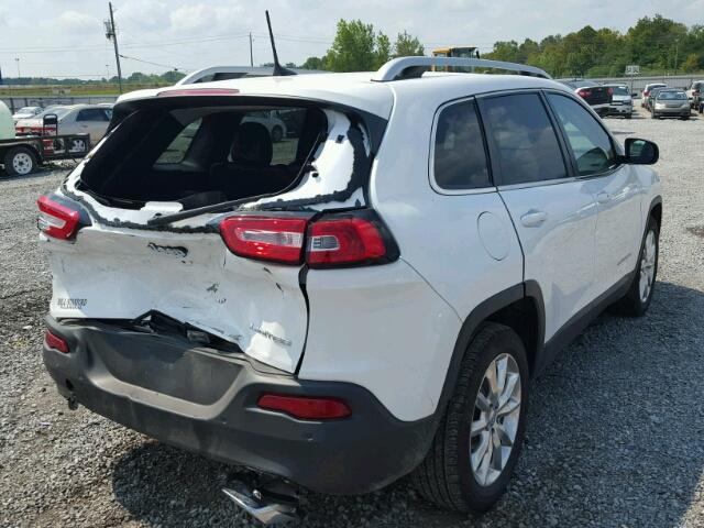 1C4PJLDS7GW363962 - 2016 JEEP CHEROKEE L WHITE photo 4