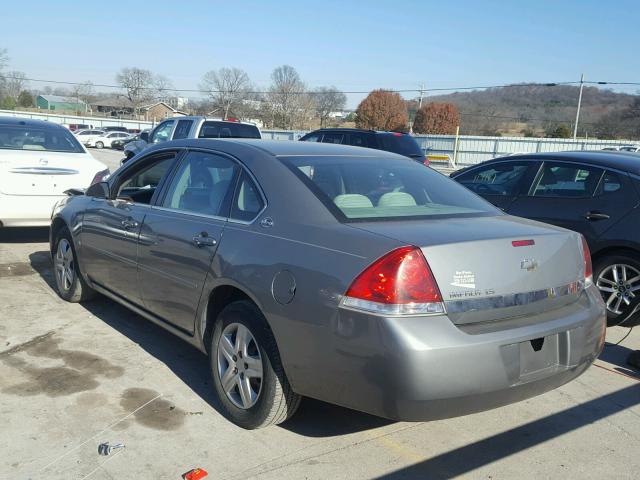 2G1WB58N989222502 - 2008 CHEVROLET IMPALA LS GRAY photo 3