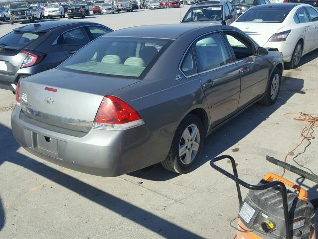 2G1WB58N989222502 - 2008 CHEVROLET IMPALA LS GRAY photo 4