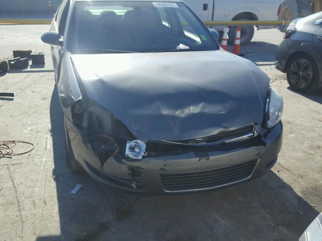 2G1WB58N989222502 - 2008 CHEVROLET IMPALA LS GRAY photo 9