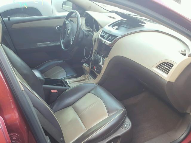 1G1ZK57769F178418 - 2009 CHEVROLET MALIBU LTZ 勃艮第红 照片 5