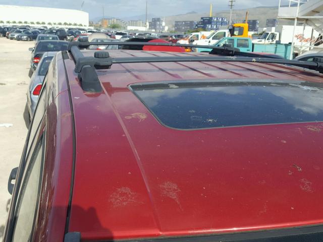 1J8GR48K45C555789 - 2005 JEEP GRAND CHER RED photo 9