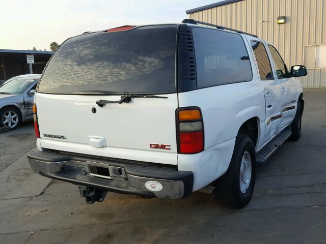 3GKFK16Z35G113903 - 2005 GMC YUKON XL K WHITE photo 4