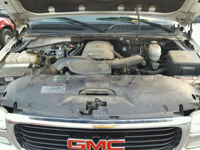 3GKFK16Z35G113903 - 2005 GMC YUKON XL K WHITE photo 7