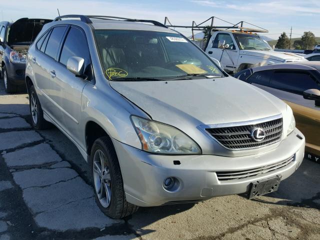 JTJHW31U472020204 - 2007 LEXUS RX 400H SILVER photo 1